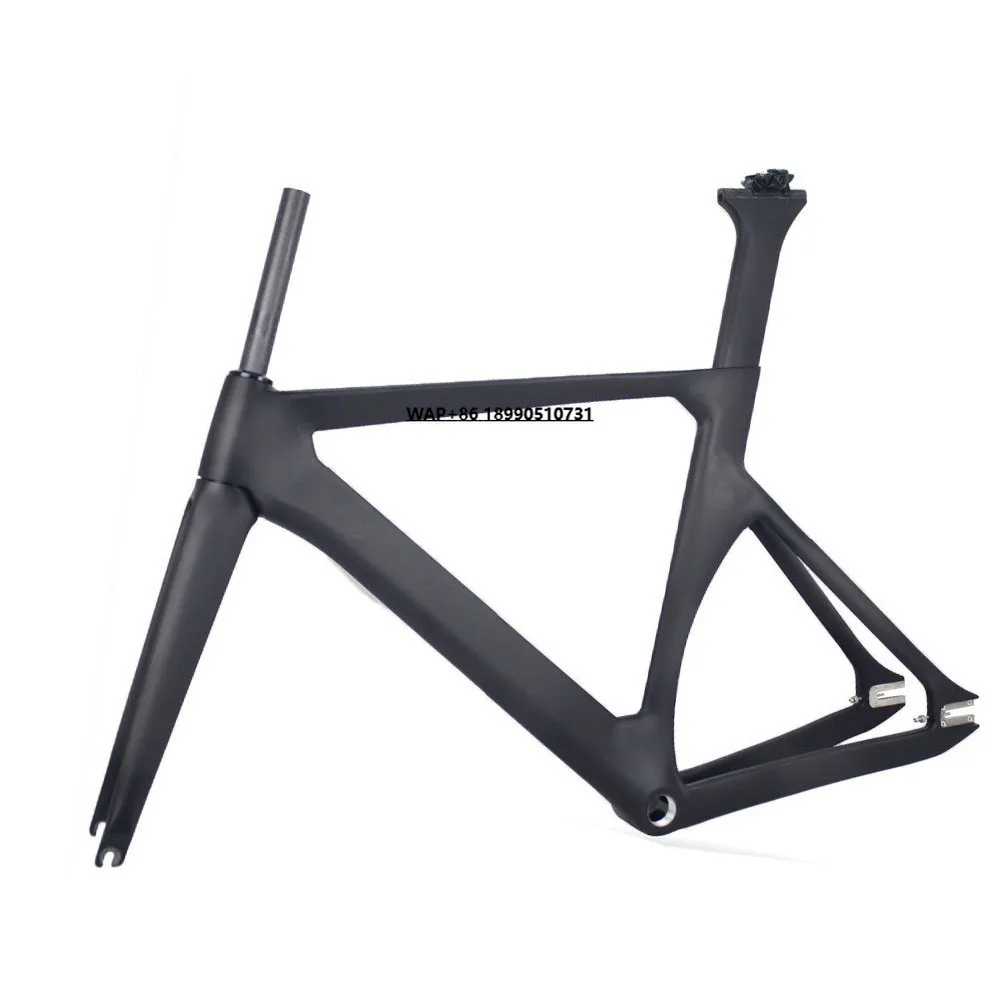 

Winowsports T800 Carbon Fiber TR Frame With Fork + Seatpost+Steam Ultralight Track Frameset Use for Racing Fixed Gear Bike Frame