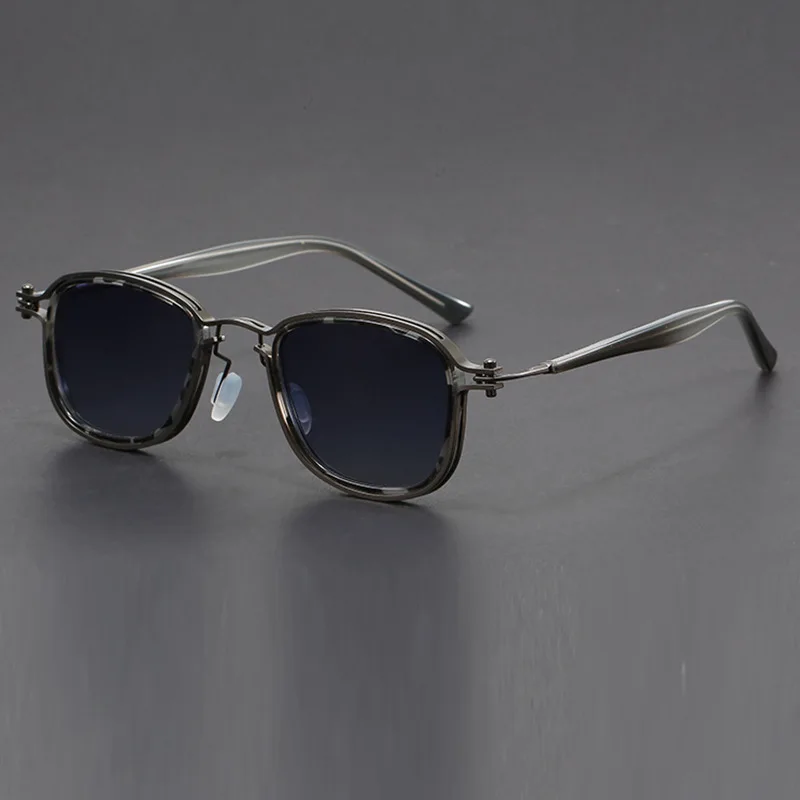 New Men's Advanced Ultra Light Coarse Frame Fashion Square Sunglasses Women Men Trendy Anti Mist Outdoor Driving Shades UV400