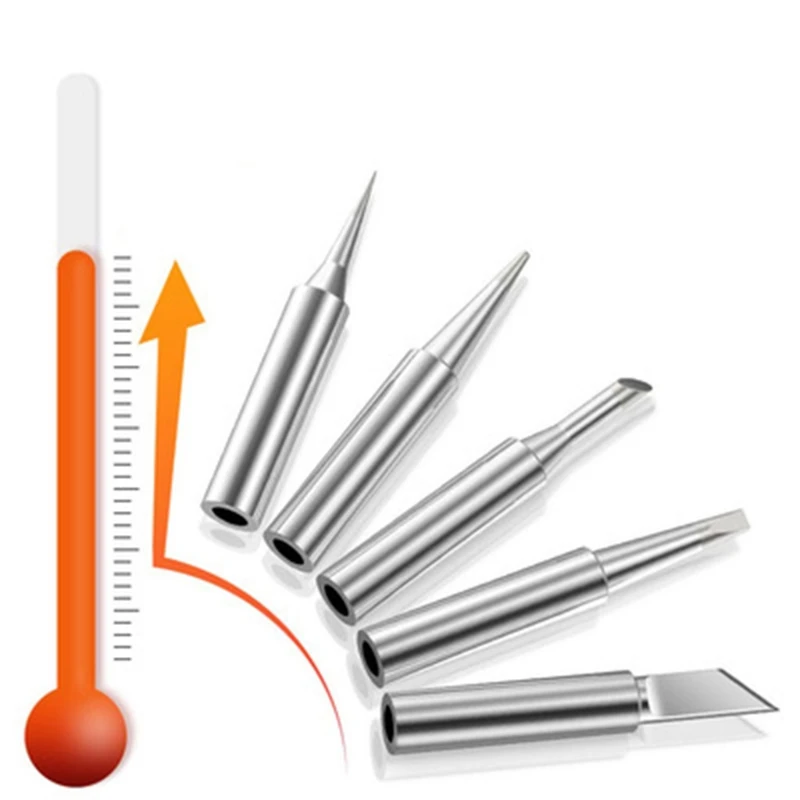 

A5YD B+2.2K+2.4D+3C+I 5 Pcs Soldering Iron Tip Multifunctional Soldering Iron Tip