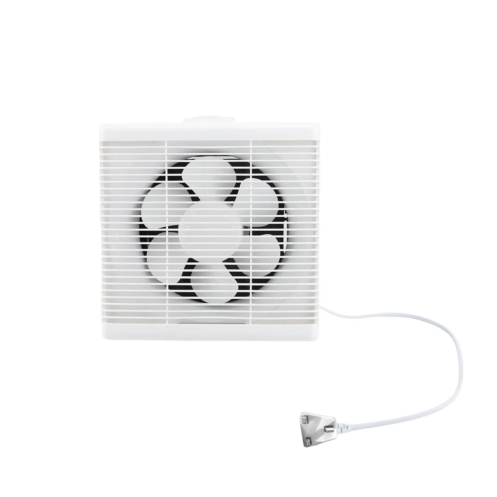 

Exhaust Fan Plastic Quiet Wall Mounted Ventilation Fan with Mesh Screen Power Cord for Kitchen Bathroom Basement Ventilation Fan