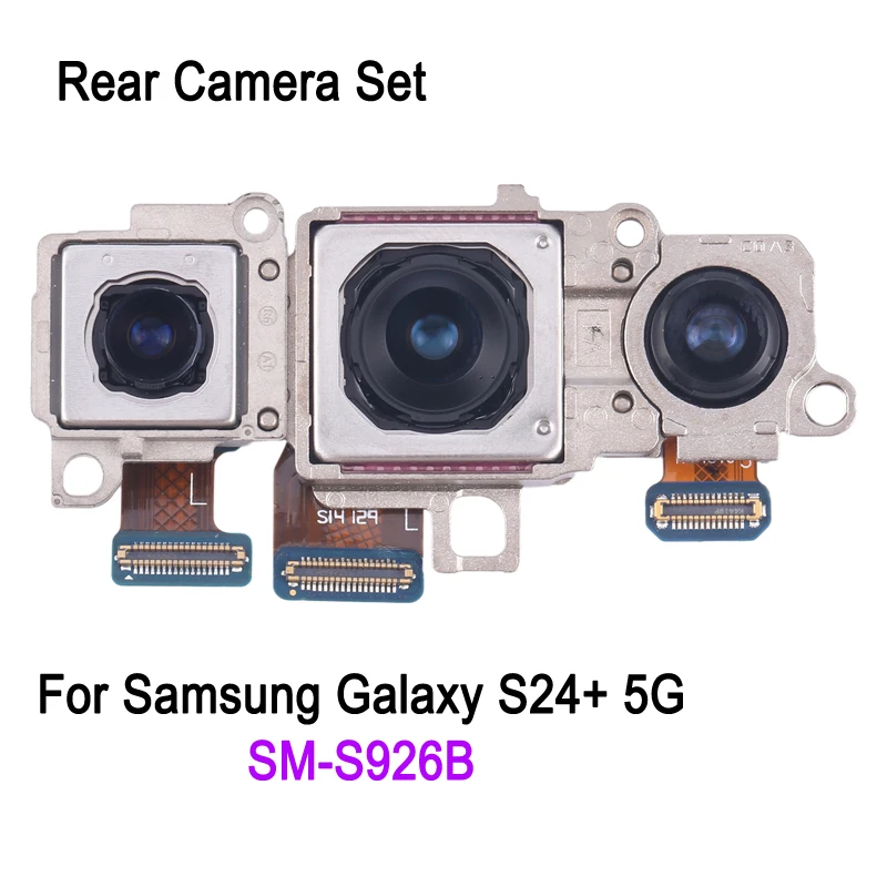 

Rear Camera Set For Samsung Galaxy S24 Plus 5G SM-S926B, Macro + Main + Wide Back Camera Replacement Part
