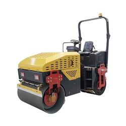 Mini Vibratory Compactor Asphalt Roller 1 Ton 2 Ton 3 Ton Double Drum Road Roller Diesel Roller Customization