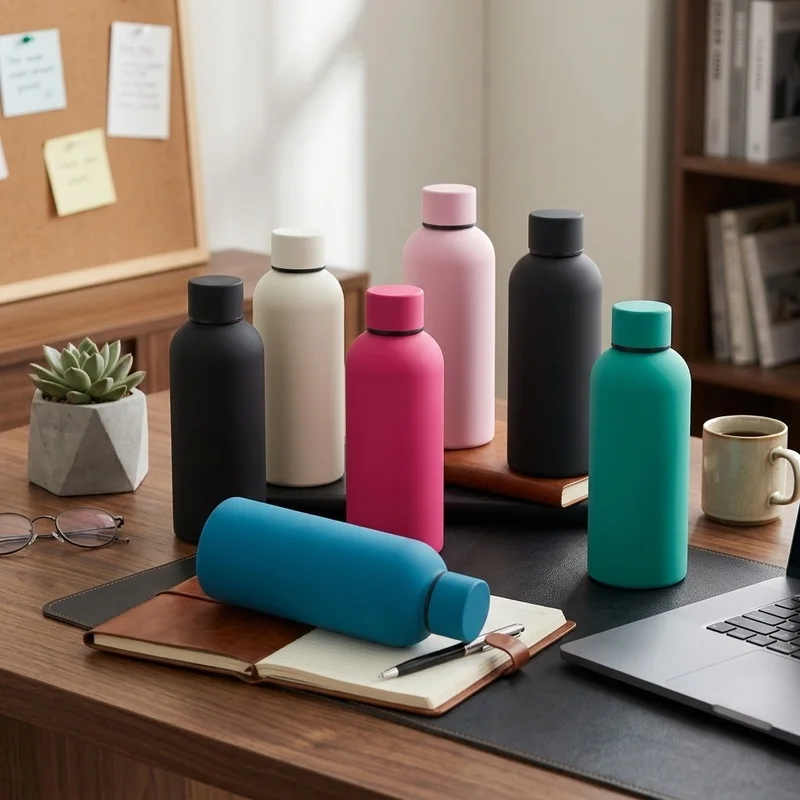 1000/750/500ML Stainless Steel Vacuum Thermos Cup, Small Mouth Sports Water Bottle for Car, Gym, Outdoor Travel and Daily Use