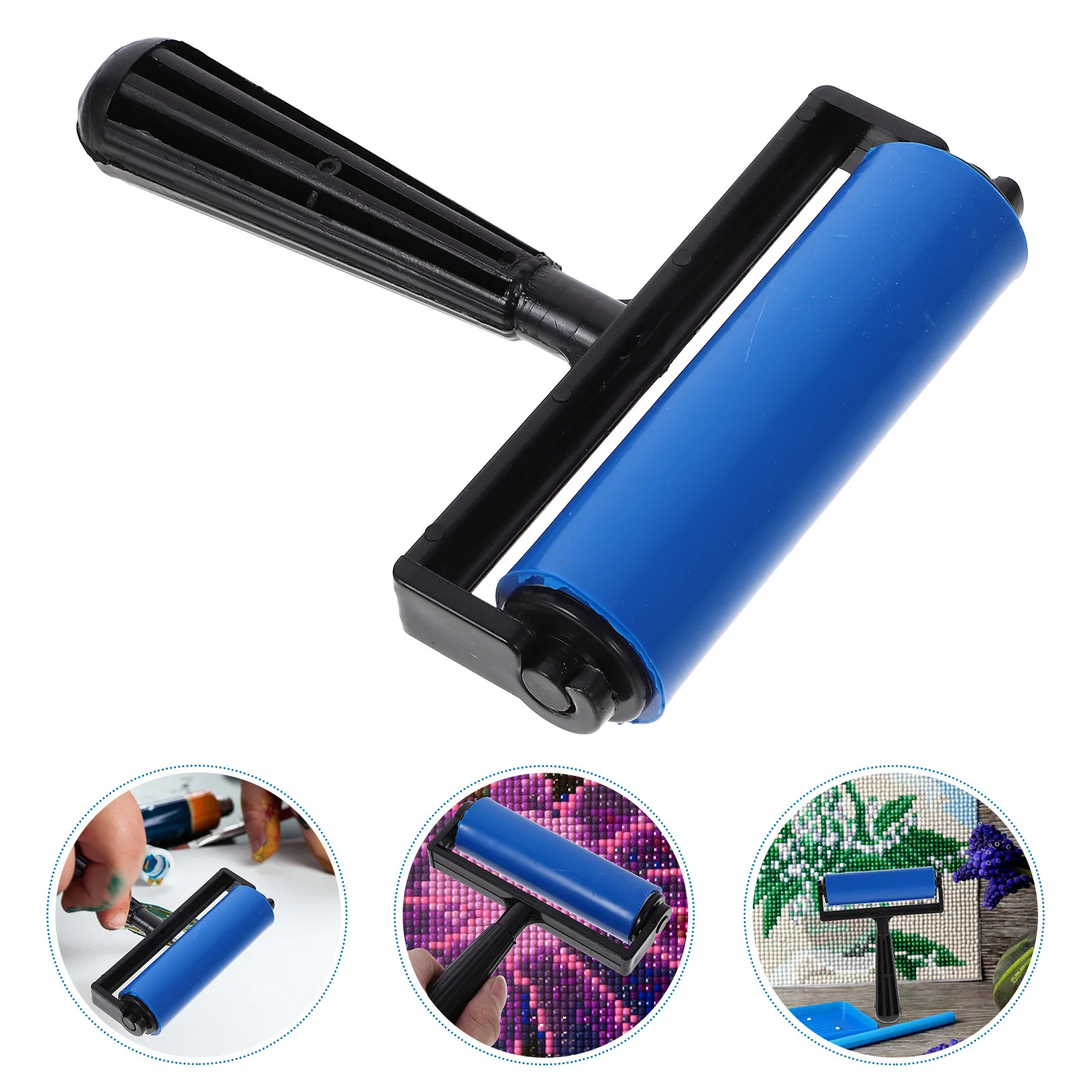 

2pcs Diamond Drawing Rollers Manual Roller For Diy Diamond Art Painting Crafts Printmaking Tools Crafting Rollers Art