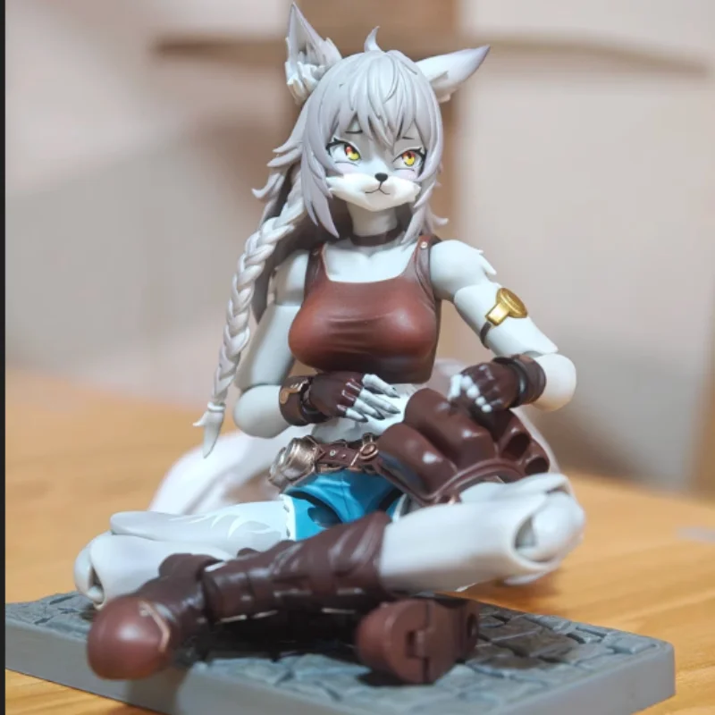 

Genuine In Stock LADOTOYS Adventure Team ERA-001 Liya Alopex Fox Fix Ver 1/12 Scale Action Figure With 3 Chagingface Model Toy