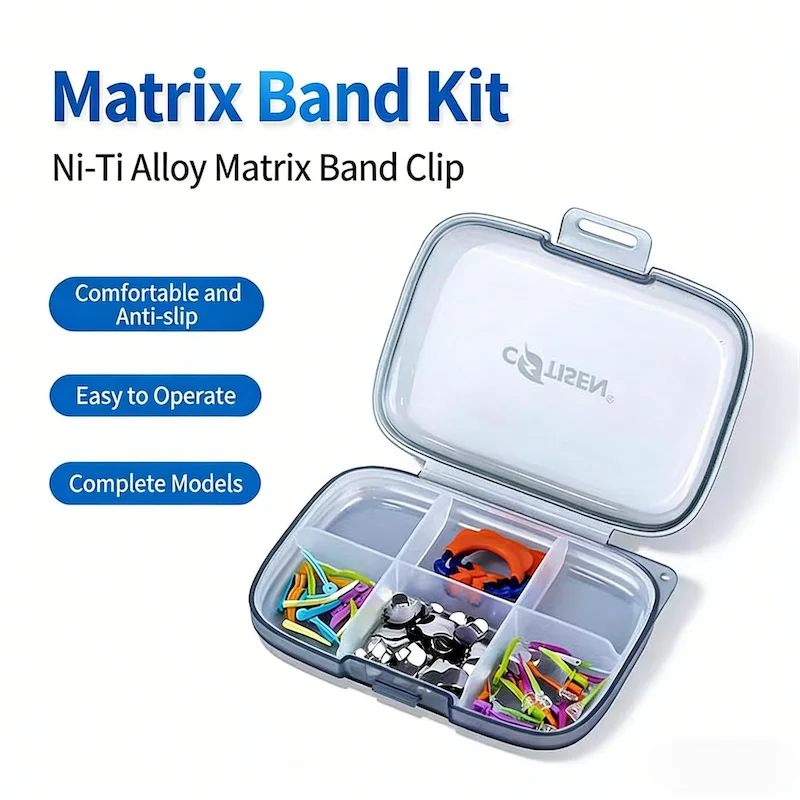 

Система матриц Toflemire из титанового сплава – автоклавируемый набор для реставрации молярных зубов с коррозионностойкой конструкцией (Незаменимый элемент для стоматологических клиник)