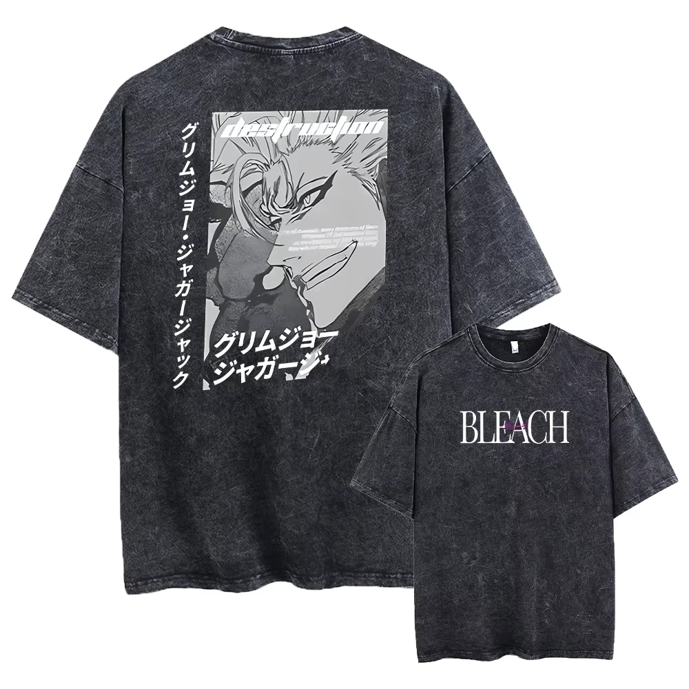 

2025 Vintage Anime Printed T-shirt Men Women Cotton T Shirt Hip Hop Streetwear Summer Crew Neck Retro Short Sleeve Tees Tops