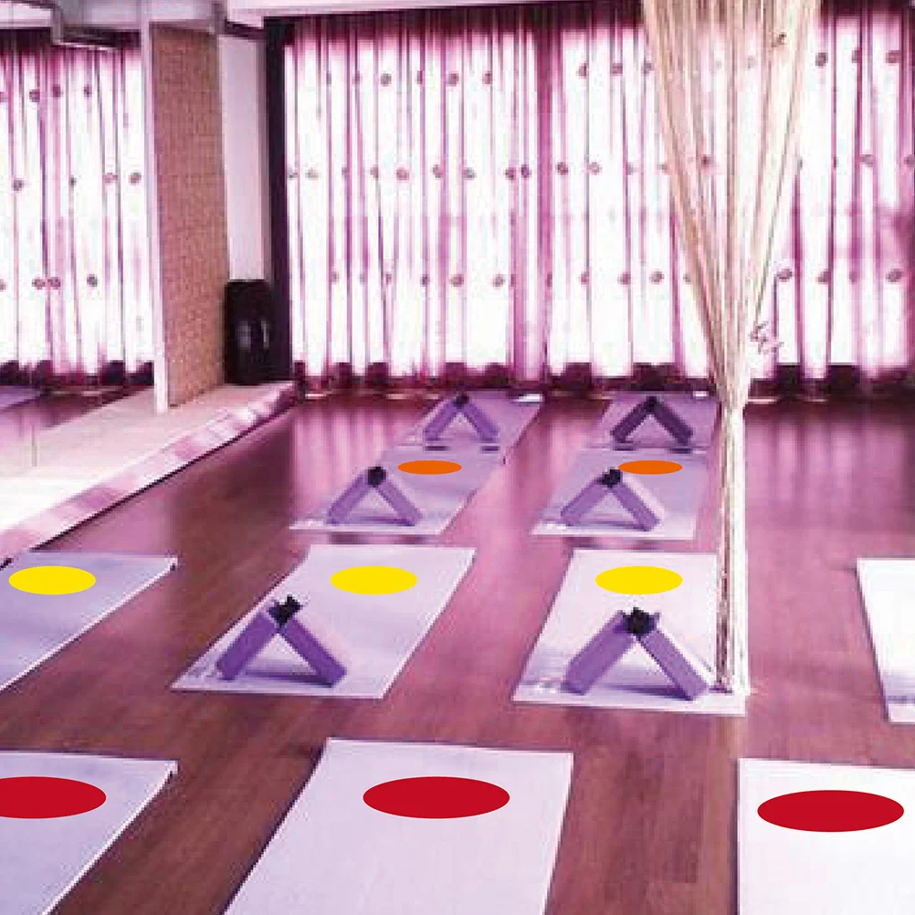 5 Sets Sports Round Marker Stickers Office Rug School Dry Erase Circles for Tables