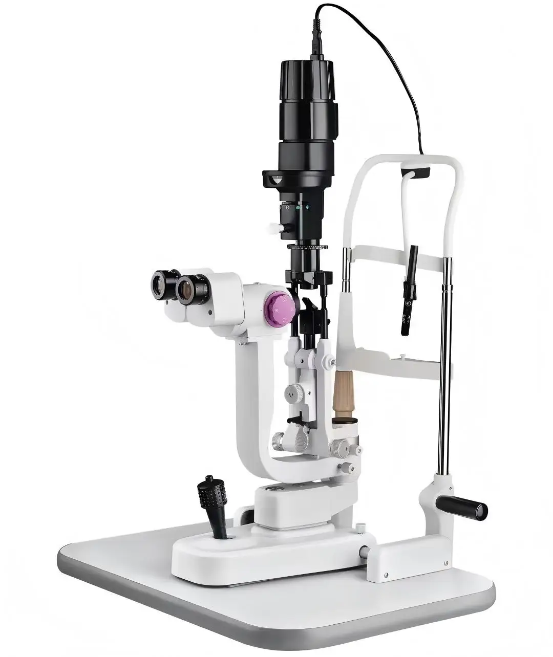Professional Eye Examination Ophthalmic Eye Exam LED Slit Lamp Microscope With High Precise Eyepiece