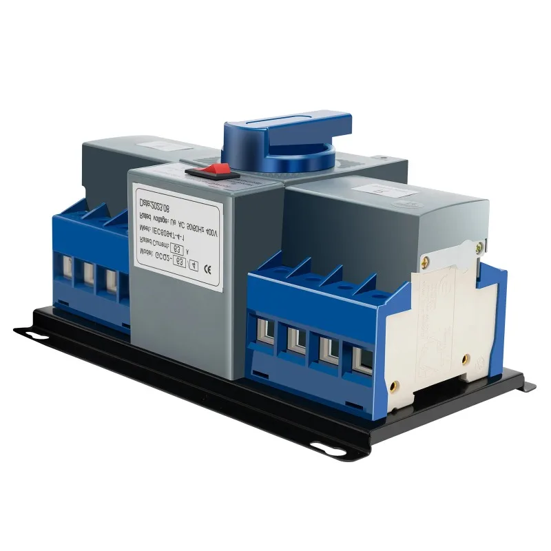 

Уровень 4P Встроенный двигатель из чистой меди Двухмощный автоматический резервный переключатель Автоматический/ручной CB