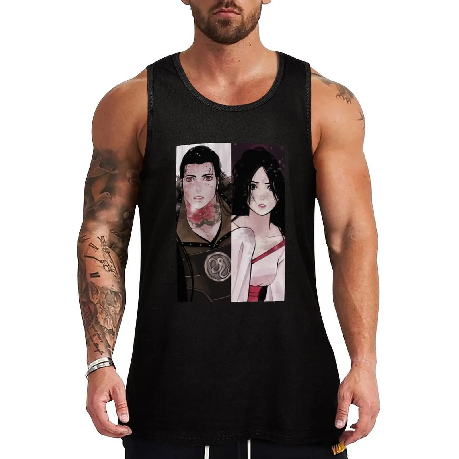 

Yuwa And Ulaan #1 Tank Top Casual Work Tank Top Utility Sleeveless Shirt