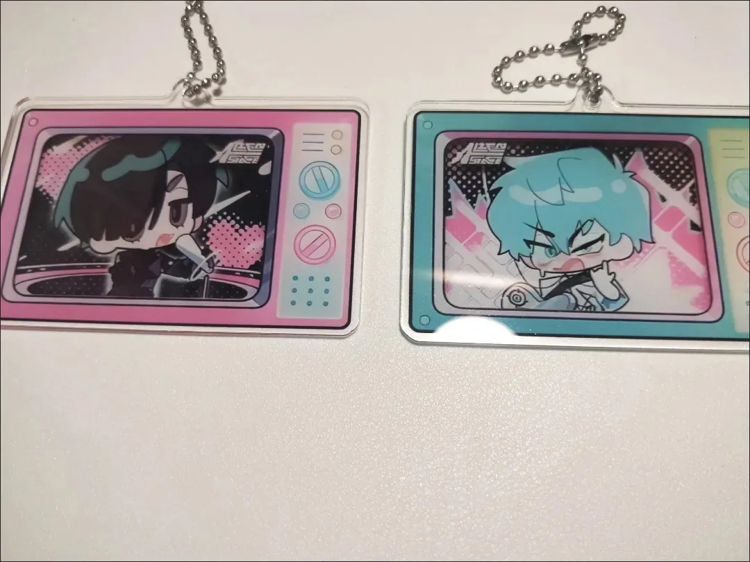 Alien Stage TV Brelok do kluczy Anime Kobiety Ivan Till Akrylowy brelok do kluczy Człowiek Kawaii Brelok do kluczy Torba Akcesoria Ozdoba Przyjaciel Prezent — zdjęcie 3