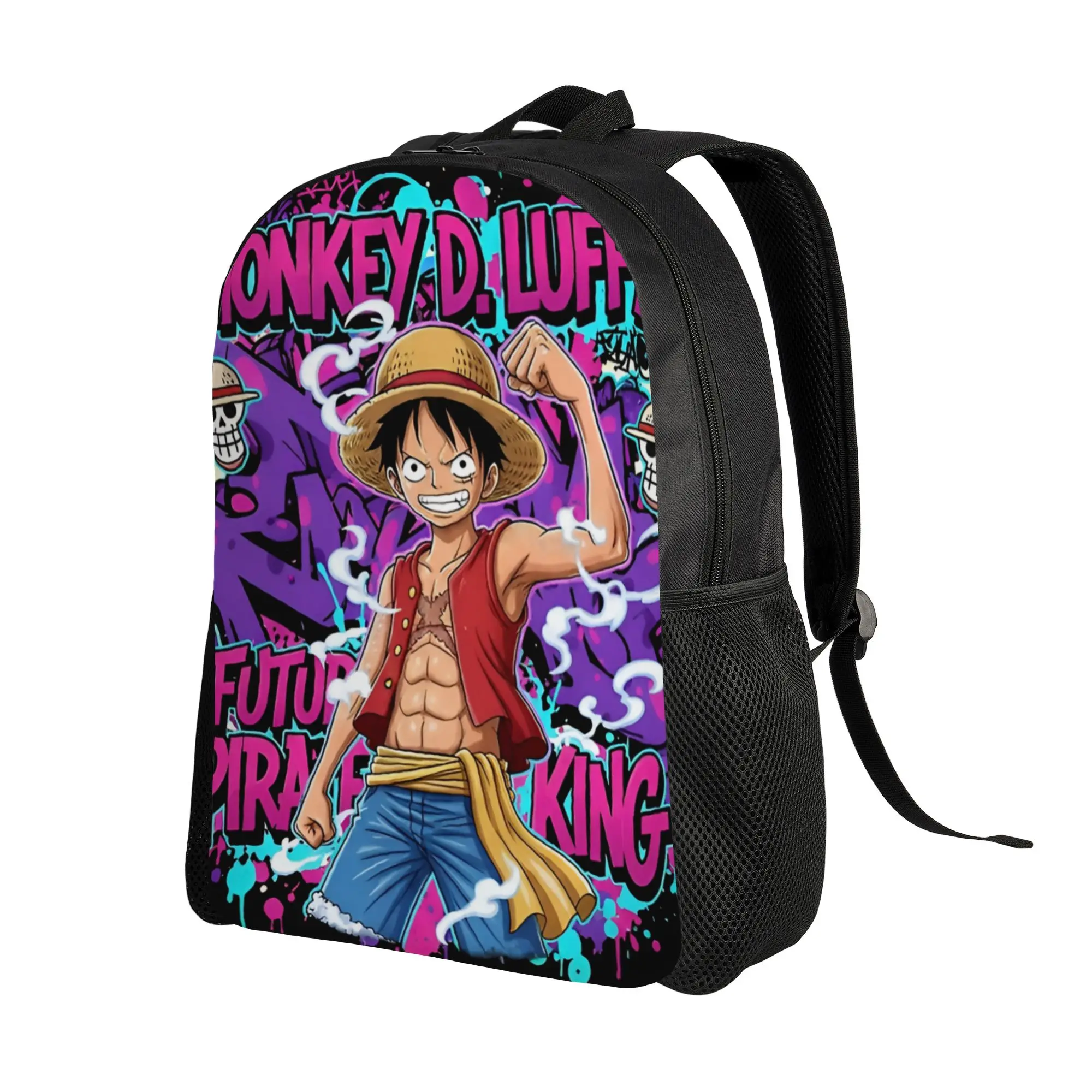 カスタムワンピース ルフィのトラベルバックパック 男女兼用 - Laptop Accessories For College のレビューと価格