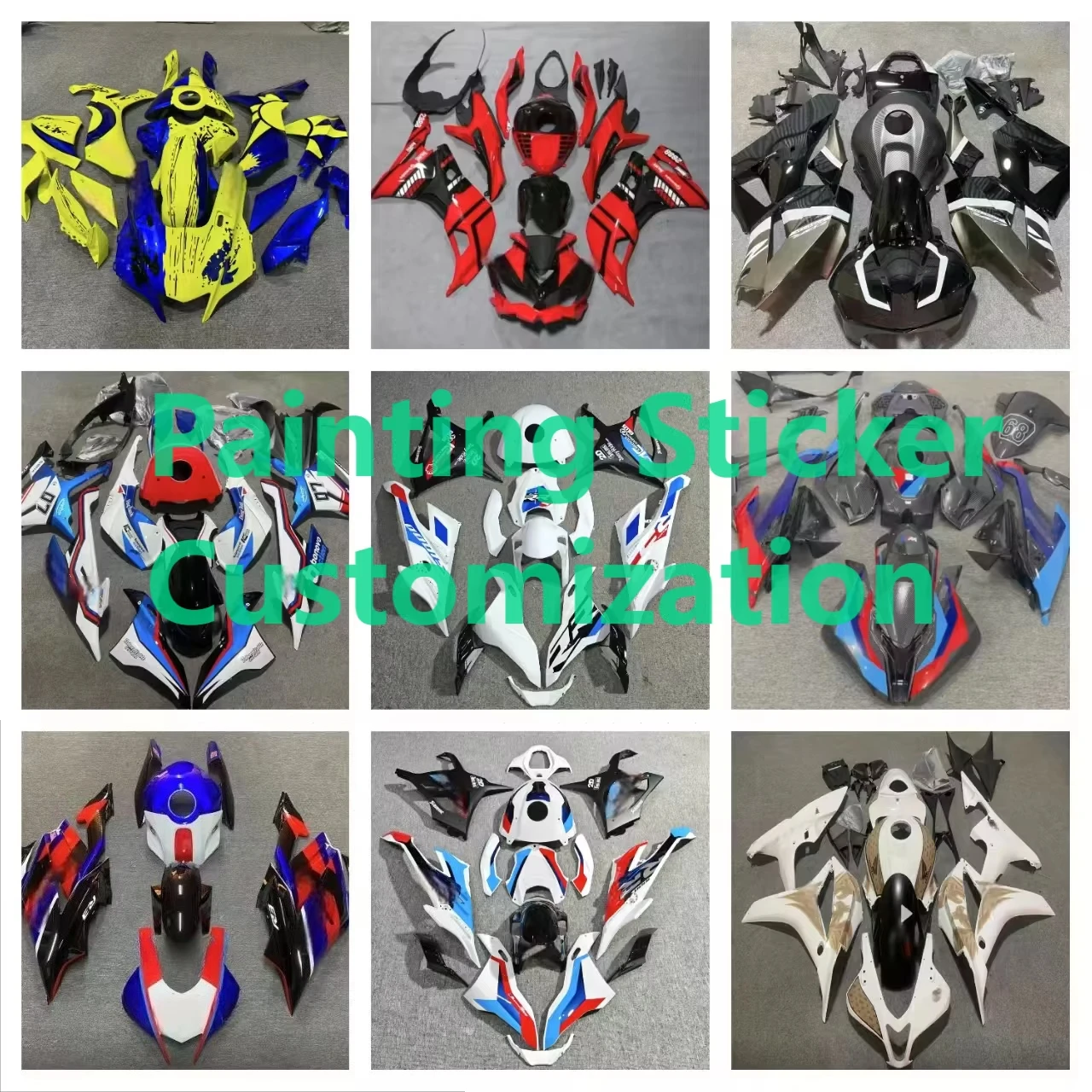 Motorcycle Fairing  Kit for S1000RR 2023 20204 Full ABS Plastic Motorcycle Fairing Kit