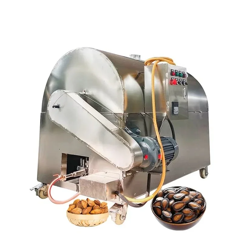 SUS304 nut seed steam peeling machine cashew nut hot drying frying processing equipment for processing nut processing machine