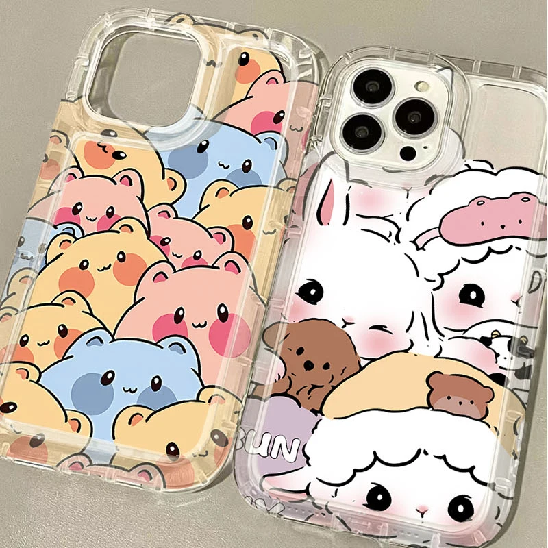 Funda transparente suave con grafiti de gato pequeño para Samsung Galaxy A15 A55 A05 A05S A14 A24 A13 A23 A73 A12 A22 A32 A52 A52S A72 A31 A51 A71