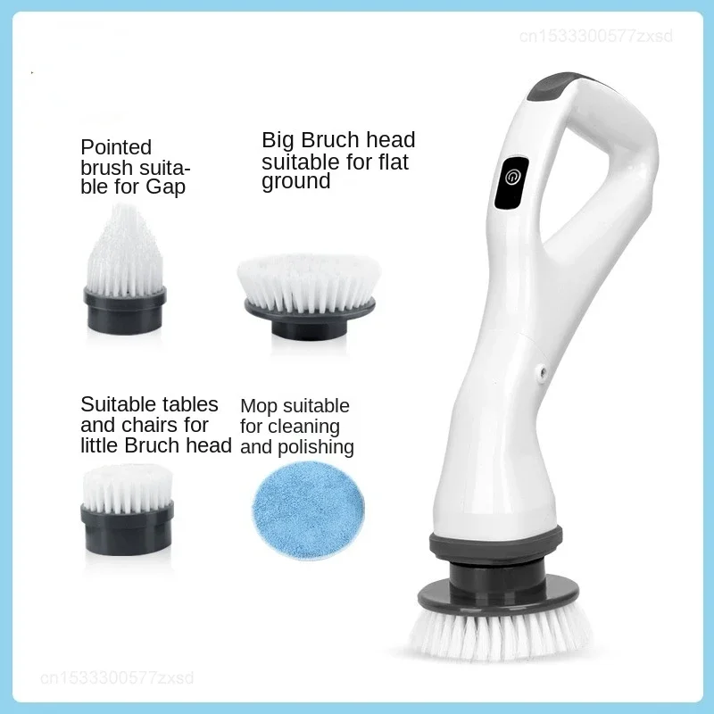 Xiaomi Home Electric Cleaning Brush Rechargeable Scrubber with Detachable Heads Brush Bathtub Tile Professional Cleaning Brush