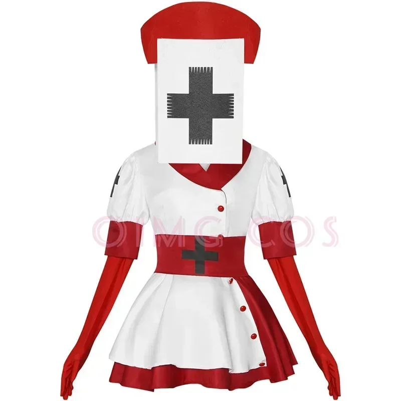 

Dark Deception Harvester Nurse Cosplay Costume Adult Uniform Carnival Anime Halloween Party Masquerade Women Game Costumes Game