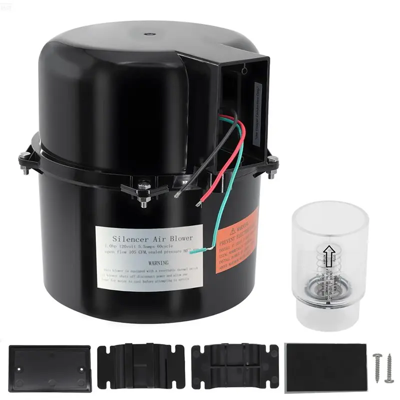 【618 SUMMER SALE】6310131 Spa Blower 1.0 HP 120 Volt 5.5 Amps For Air Supply, For Use With 2 Inch Plumbing For Pool Hot