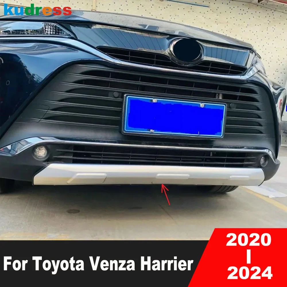 Front Rear Bottom Bumper Protector Cover Trim For Toyota Venza Harrier 2020 2021 2022 2023 2024 Alloy Car Exterior Accessories