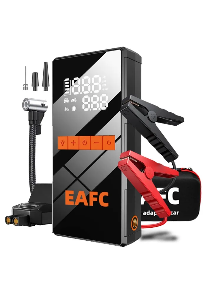 Nieuwe 150PSI Luchtpomp Auto Batterij Noodversterkers 1200A Auto Jump Starter Power Bank Draagbare Startapparaat Auto Starter - afbeelding 2
