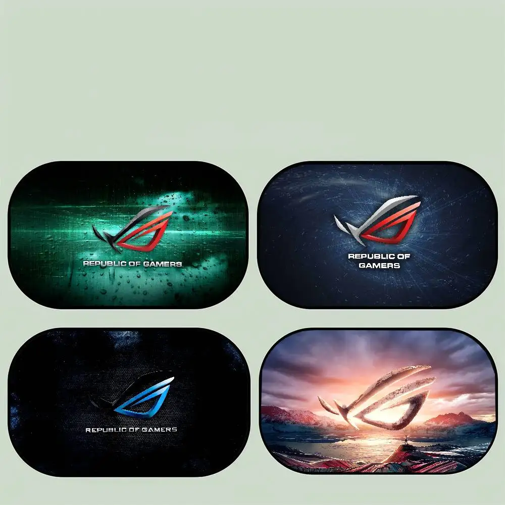 

LOGO R-Republic of Gamers Cartoon Sunshade UV Protection Heat Electrostatic Film Summer Retractable Window Shade Car printing