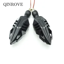 Motorcycle Accessories LED Turn Signal Light 12V Water Flowing Light Universal For Suzuki M50 Bandit Honda CB125R Hornet CB400X