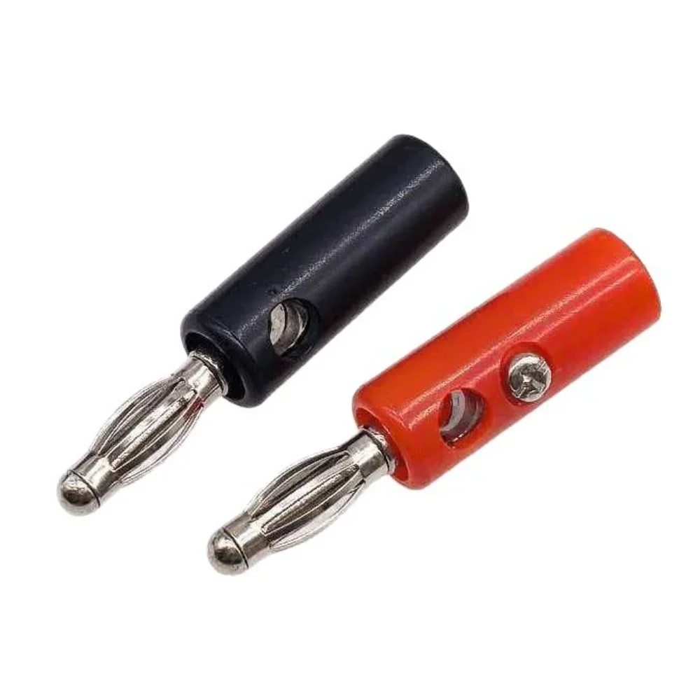10PCS Banana Plug 4MM Banana Plug Connector Test Plug Lantern Plug for Audio Video Speaker Cable Adapter Terminal