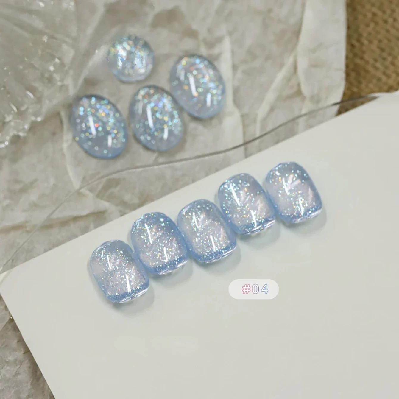 

1pcs ZH Sugar Dream Star Sparkling Super Sparkling Gel Nail Polish Summer Versatile Whitening Popular Blue Broken Diamond Gel