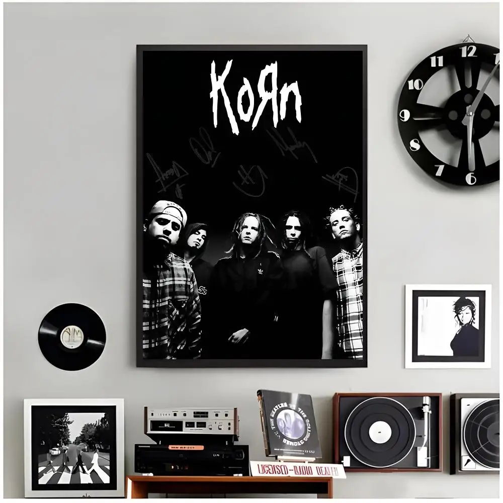 band numetal rock K-Korn Poster Modern Wall Art Home Decor Living Room Decorative Print Unframed