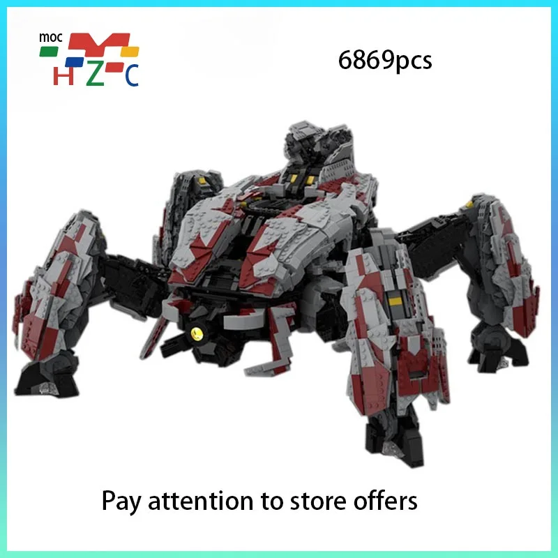 

MOC-105211 Game characters Halo Banished Scarab Super Large Model Building Blocks Bricks Toys Children Kid Birthdays Gifts