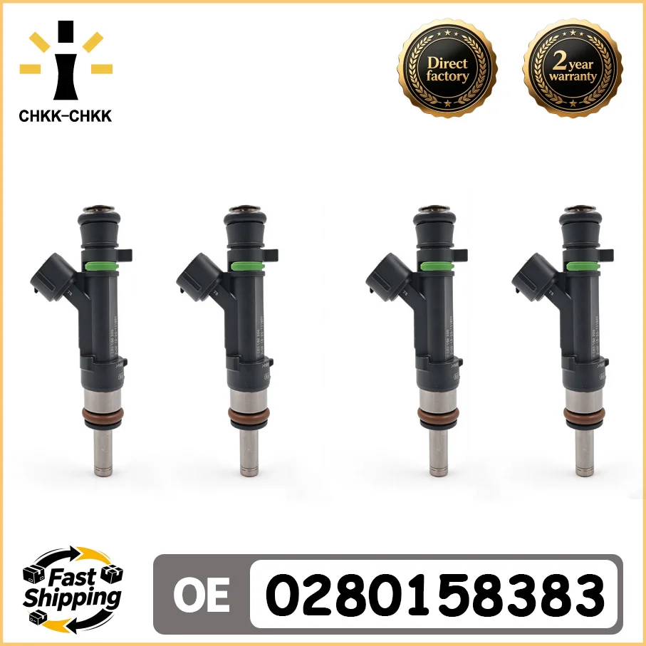 Fuel Injector Nozzle 4PCS/Lot 0280158383 For SEA DOO Water WaveRunner Water Motorbike 130/155/230 RXT-X300 420874000