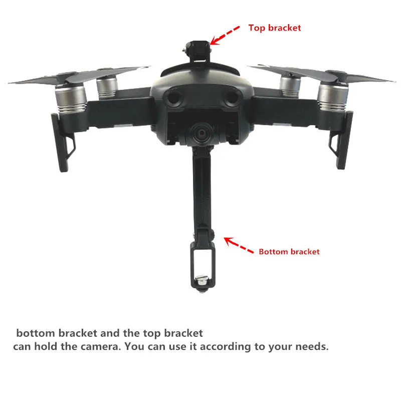 For Gopro osmo action camera holder mounts extend arm Sky video For DJI Mavic air Drone Accessories