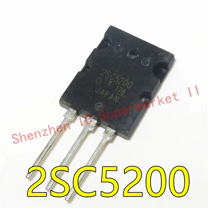 1pcs 15A 230V amplifier tube 2SC5200 new original