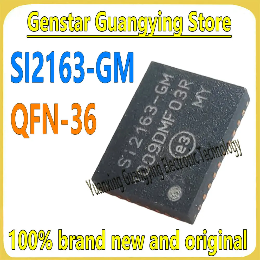 

(1 шт.) SI2163-GM SI2163-6M SI2163 QFN-36 Чип демодулятора видеопроцессора IC 100% новый