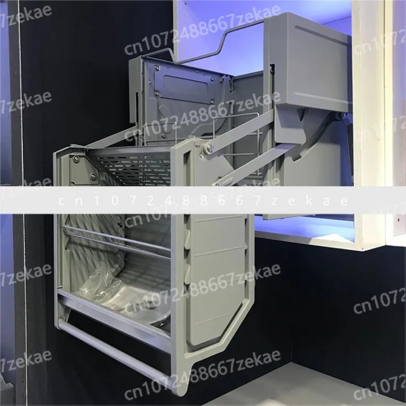

【specialized】Pull Down Elevator, Kitchen Storage Rack, Refrigerator Top Cabinet, Dual Body Lifting Basket, Double-layer Hanging