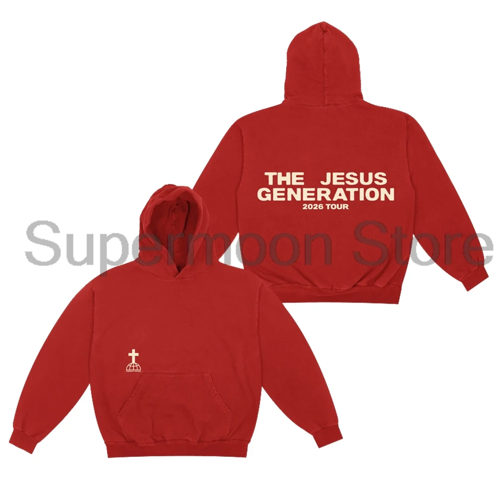 Forrest Frank The Jesus Generation Tour Hoodie Long Sleeve Streetwear Women Men Heavyweight Cotton Hooded Sweatshirts