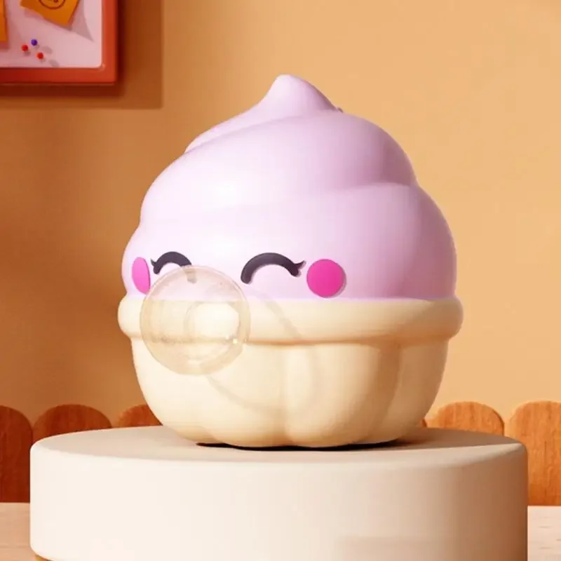 Boule à presser colorée pour hamburger crème glacée, jouet à presser pour soulager l'anxiété, matériau PVC TPR 15UB