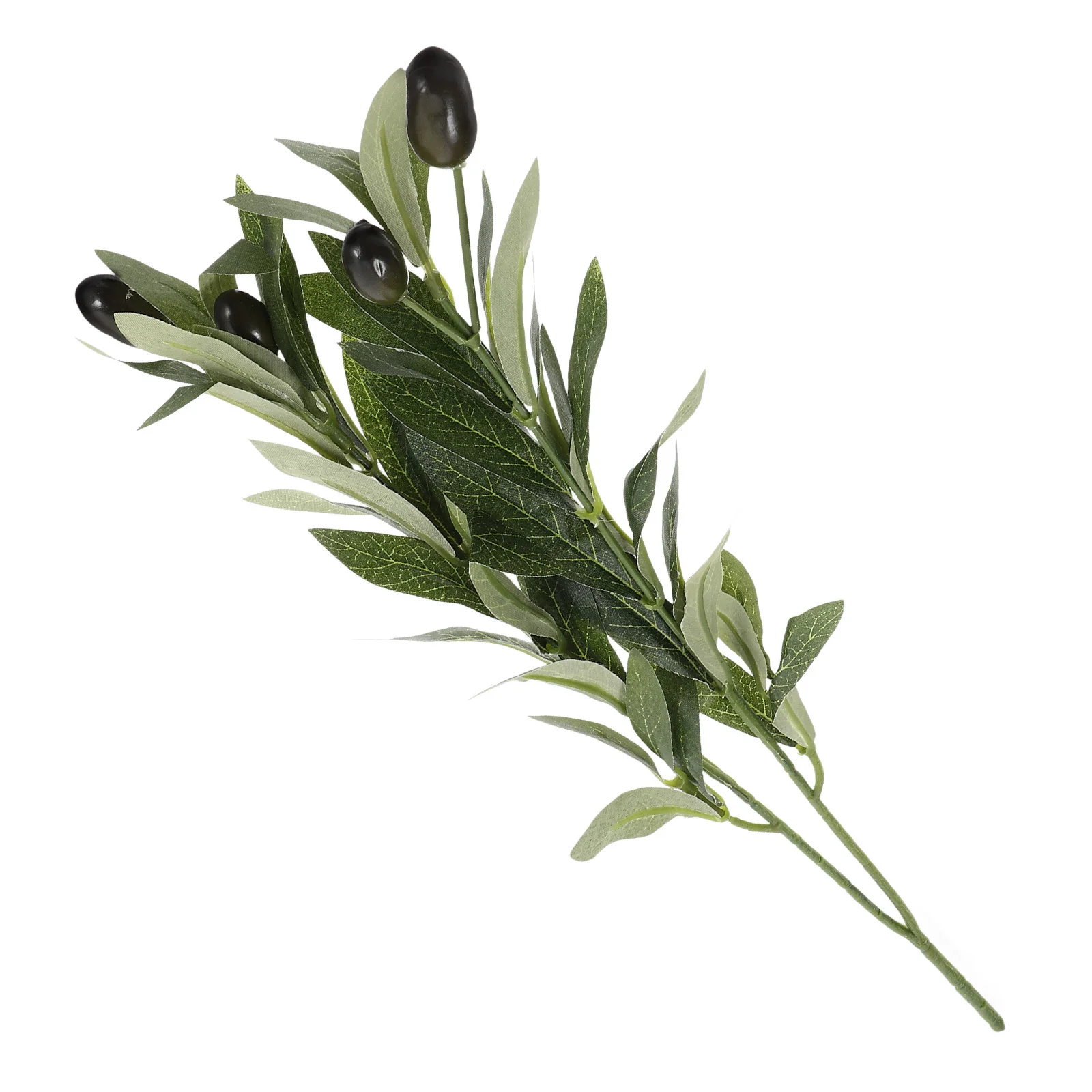 

Artificial Olive Branch Simulated Stems Realistic Fake Plant Pick Flower Arrangement Wedding Home Garden Decorative Table Decor