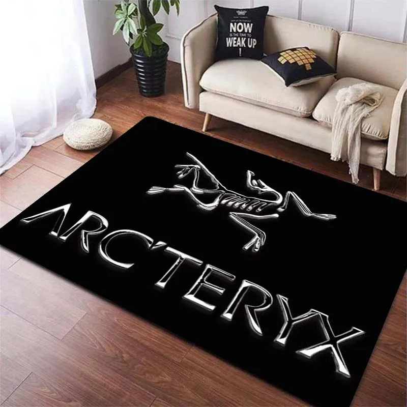 

Fashion Outdoor Apparel Windproof Clothing Brand Logo Area Rugs for Living Room Bedroom Children Play Room Mat Anti-slip Carpets