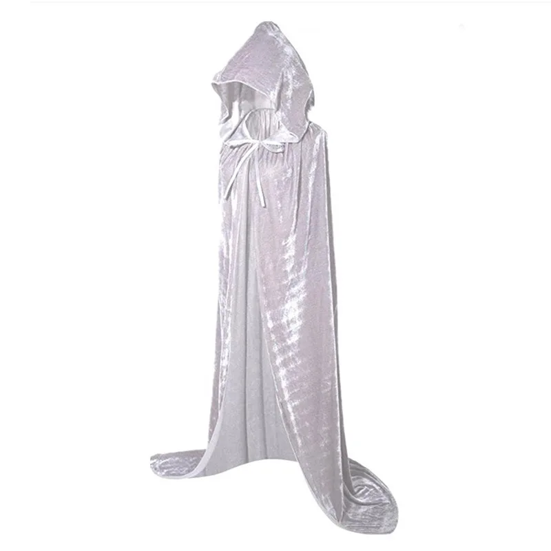 

loween Medieval Adult Cape Cosplay Stage Performance Clothing Hooded Long Coat Outerwear Ethnic Men's Loose Fit Spring Autumn