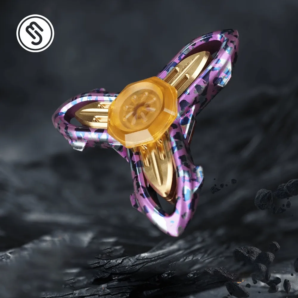 My Joys EDC Starship Fidget Spinner à trois pales, jouet anti-Stress, gyroscope à ongles ouverts, Fidget Spinner, jouets d'anxiété, modèles originaux