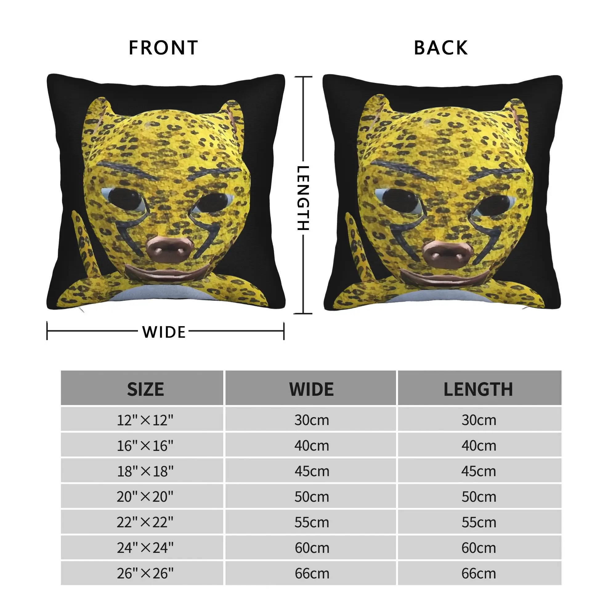 Niu Lai Cut-out Blockbuster Terrible Animation Square Pillowcases Polyester Couch  Cushion Case Funny Decor Pillow Cover