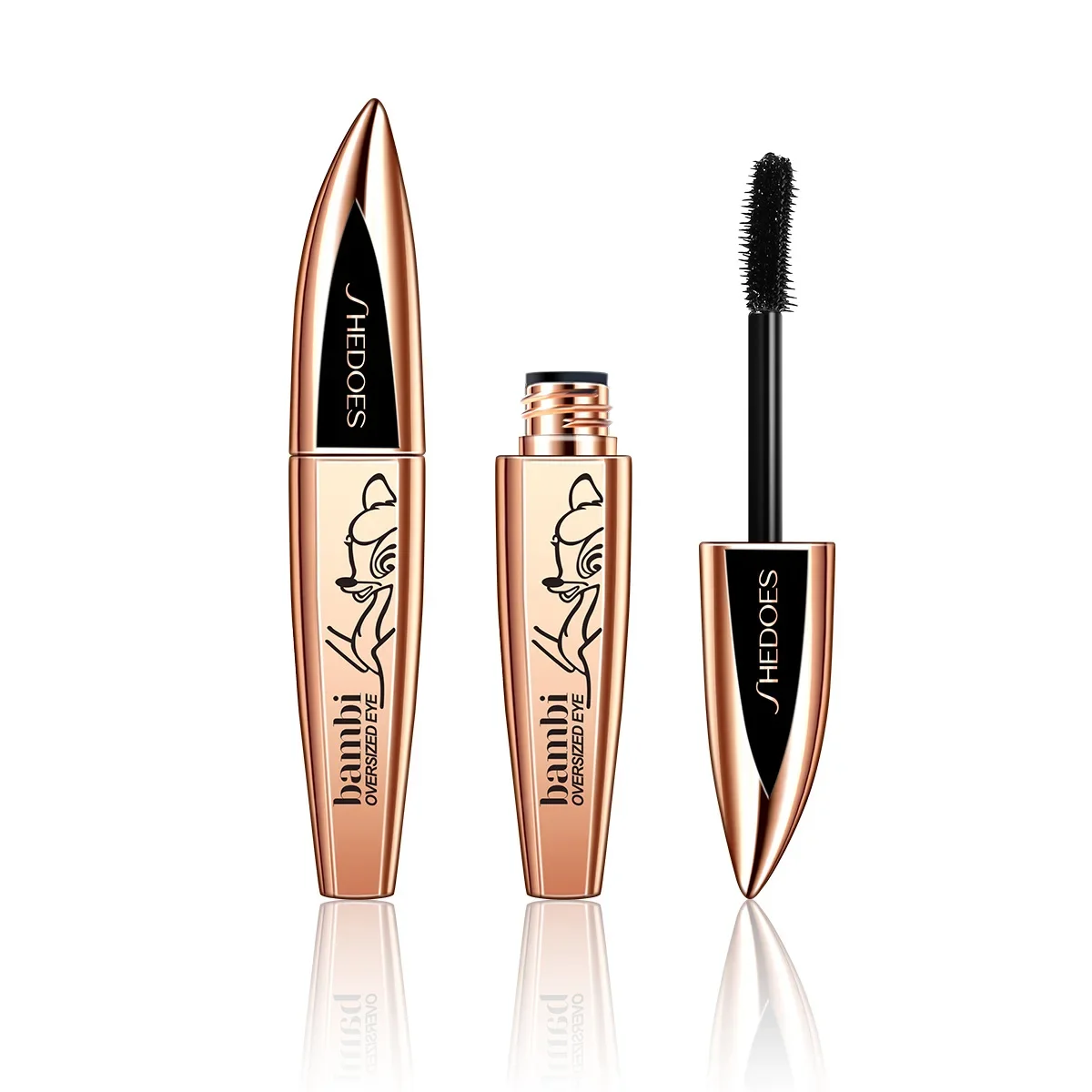 Shedoes Soft Mascara Curly Thick Profession Mascara Waterproof  Lengthening Eyelash No Fading Female Lasting Halo Dye Mascara