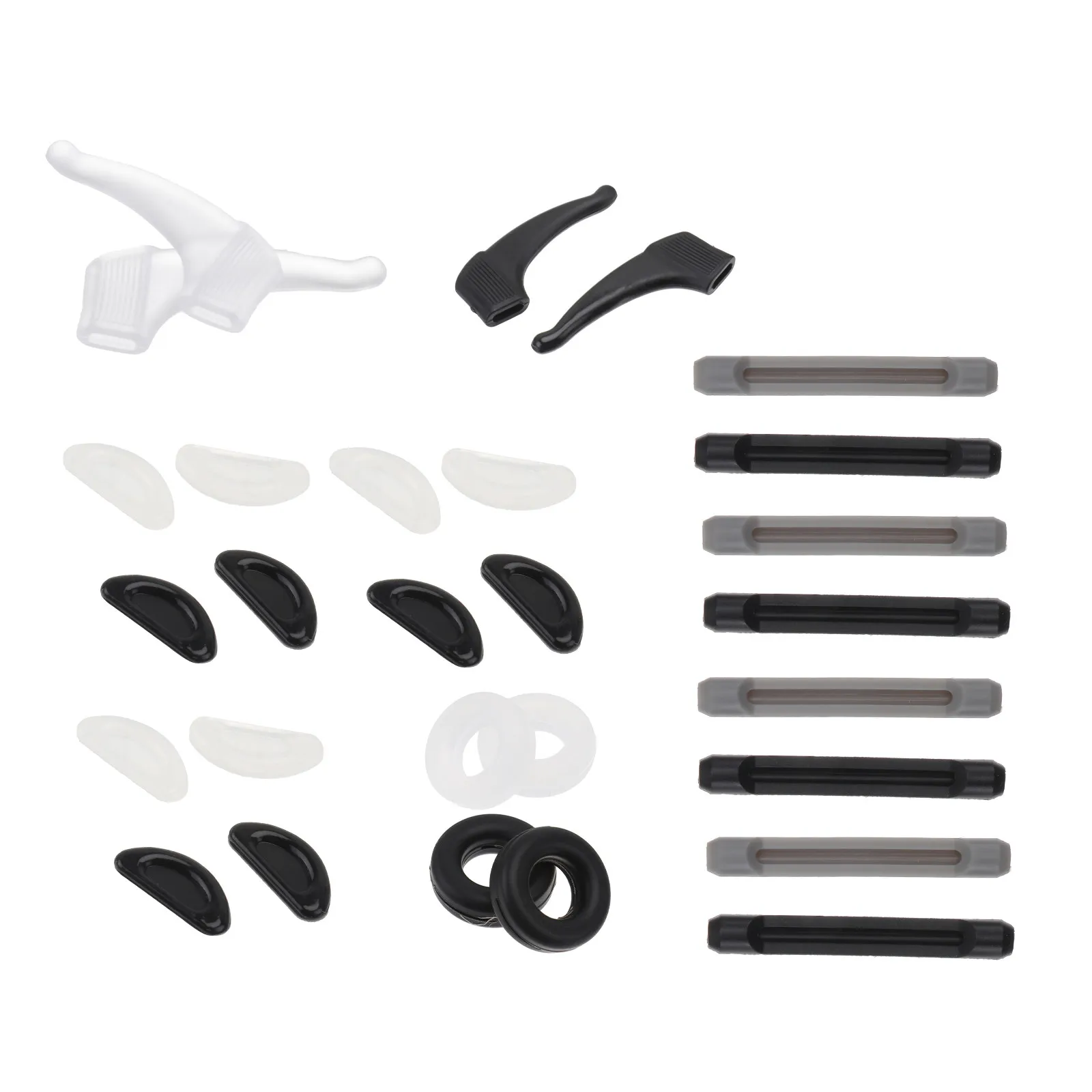 1Set Glasses Leg Cover Silicone Anti-Skid Temple Sleeve for Myopia Glasses Sports Outdoor Eyewear Frame Fixing