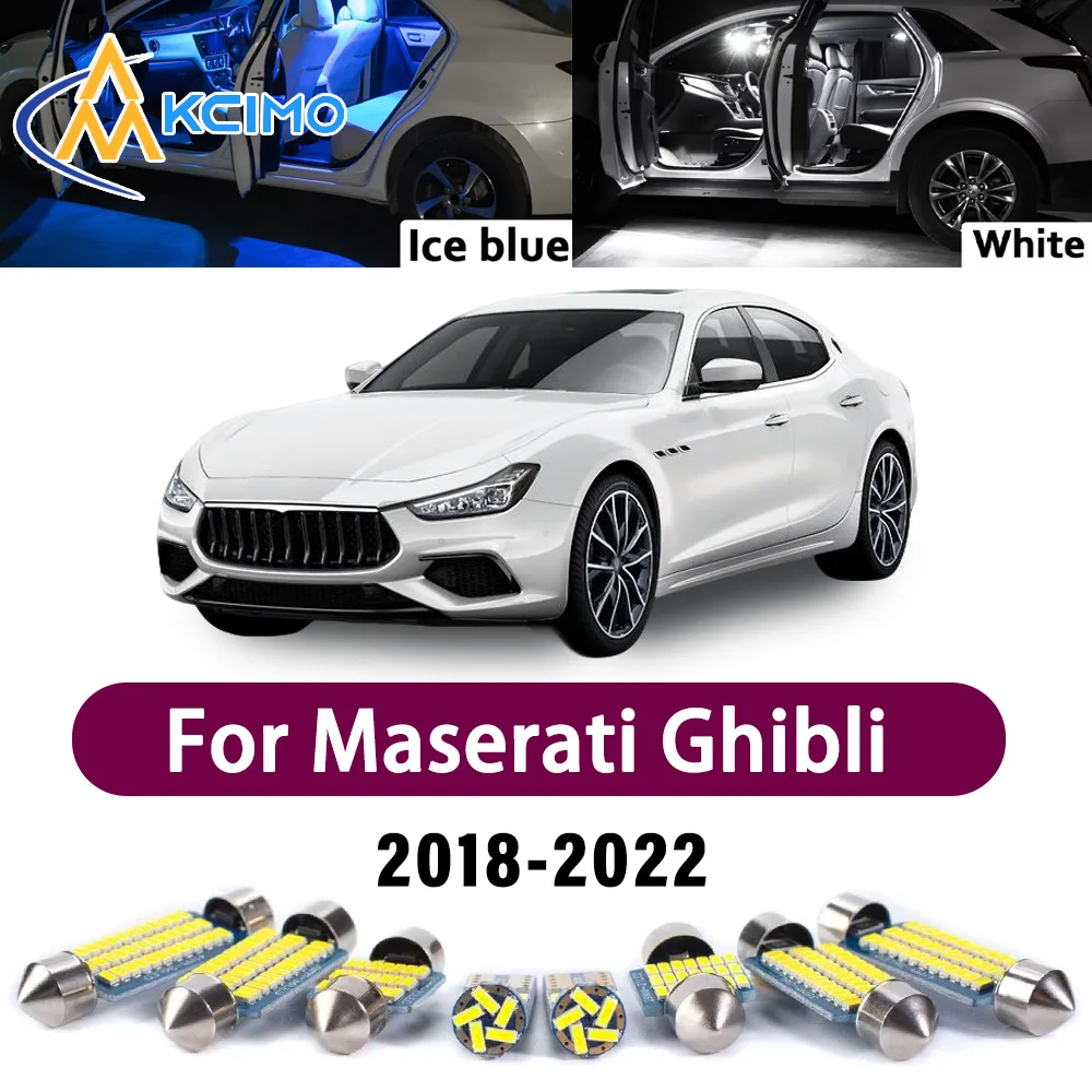 

Super Bright LED Interior Lamp Kit For Maserati Ghibli M157 2018-2022 Error Free Canbus Trunk Reading Mirror Light Bulbs