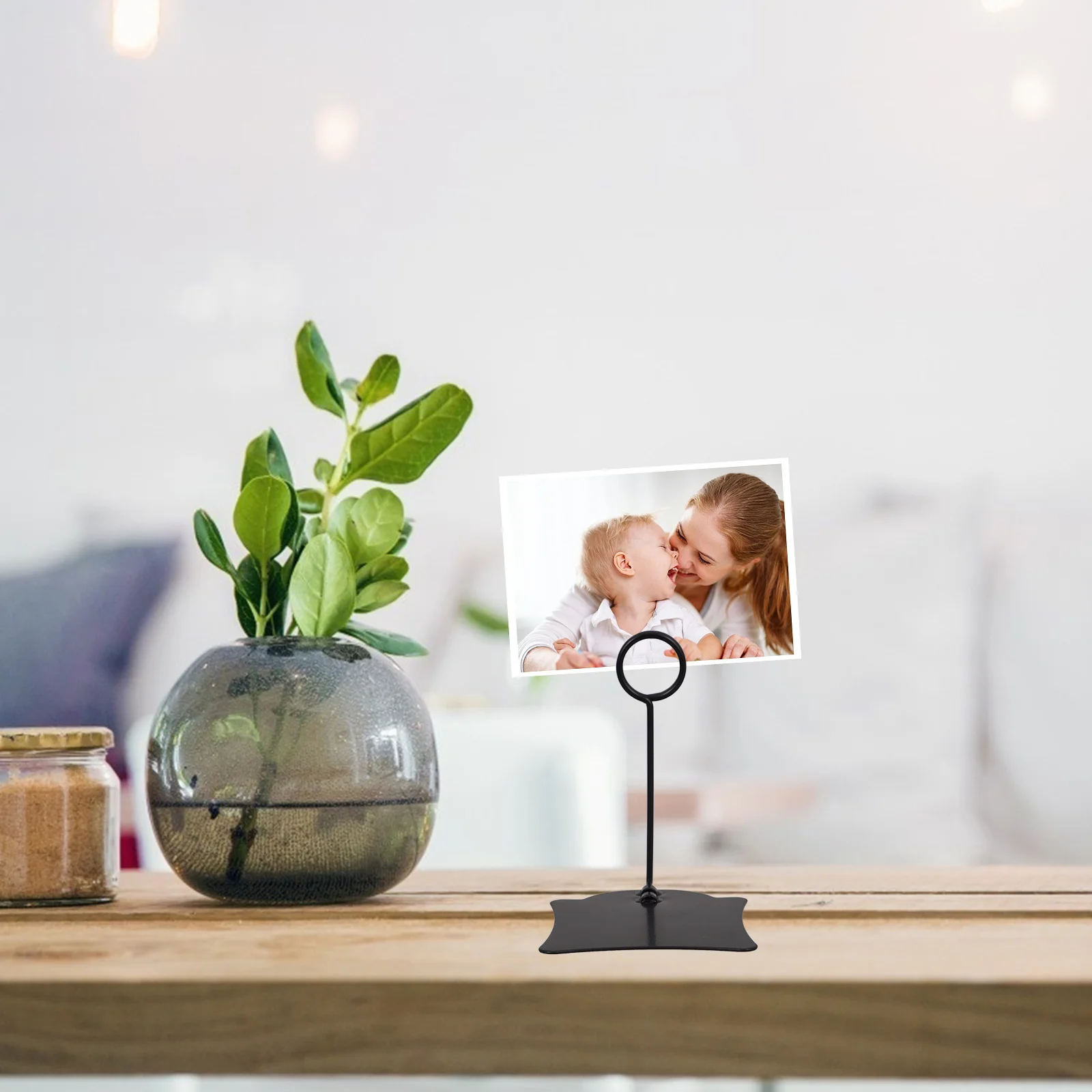 

4Pcs Price Tag Holder Metal Iron Strong Display Clips for Bakery Shop Supermarket Price Sign Holder Table Stand Display