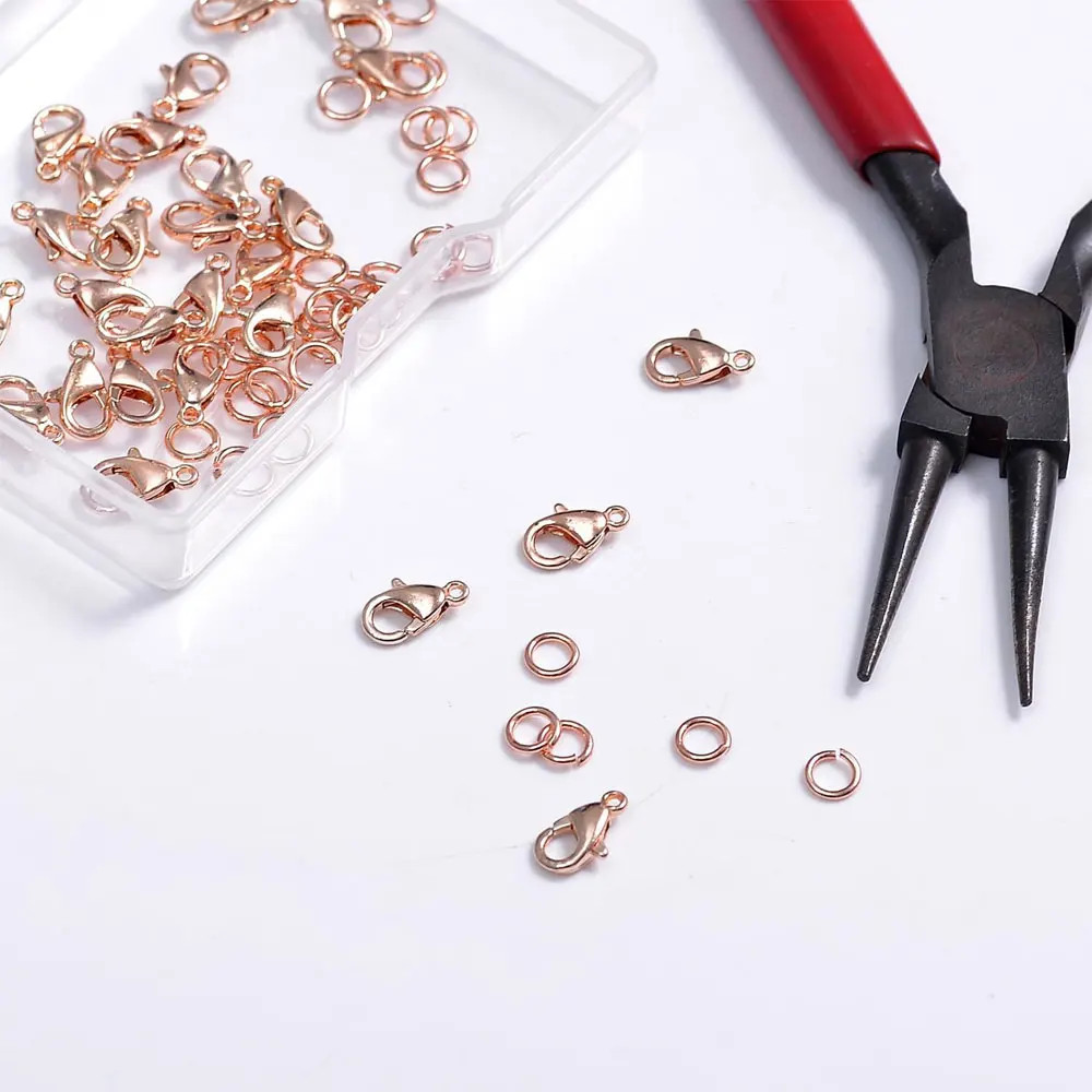 70/150/250pcs Lobster Buckle Hook Connector Jewelry DIY Accessory Kit, Christmas, Halloween, Thanksgiving Accessories