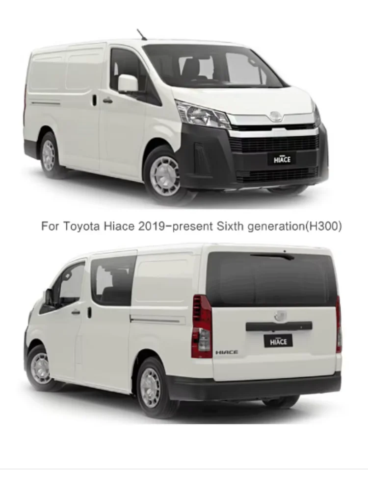 غطاء كسوة باب ABS من الكروم ، سلسلة تويوتا هايس ، السلسلة ، صولب من نوع ABS