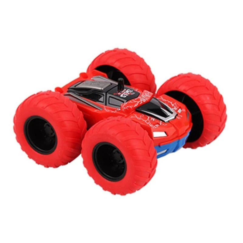Q0KB Vibration Inertial Car Toy Pull Back Car Double-Sided Friction Power Car